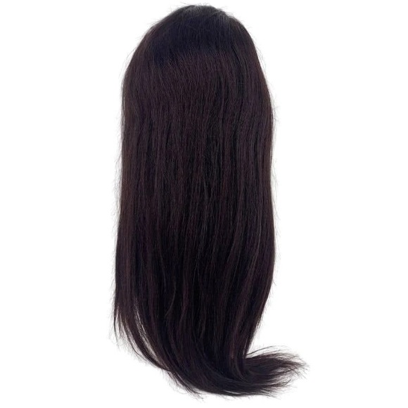NEW 1B Straight Lace Front Wig 12”